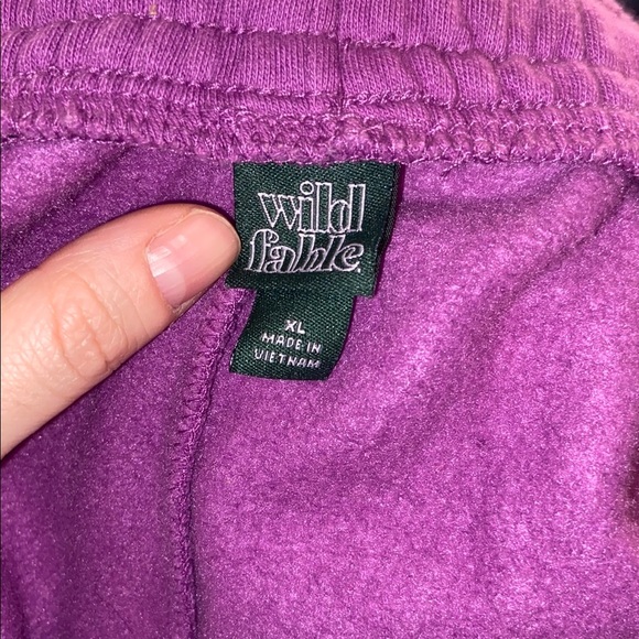 Purple Jogger Pants - Picture 2 of 2